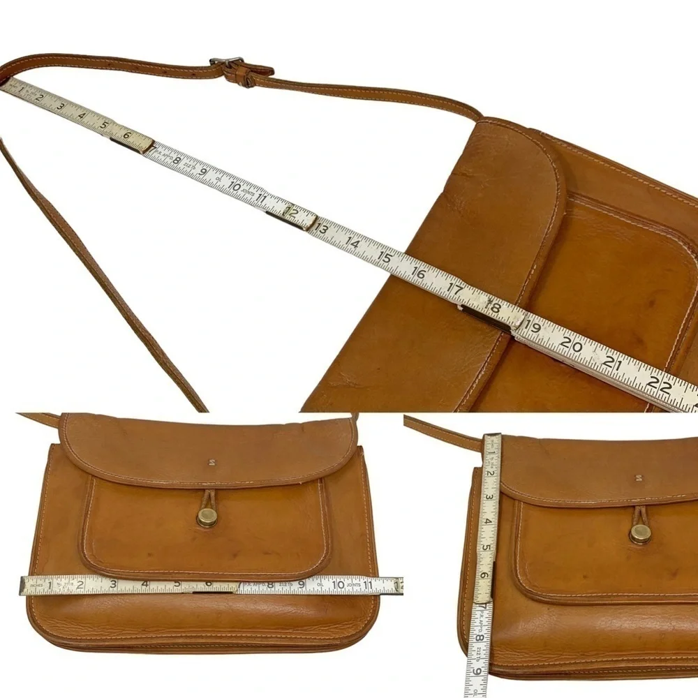 Vintage Genuine Leather Commuter Satchel